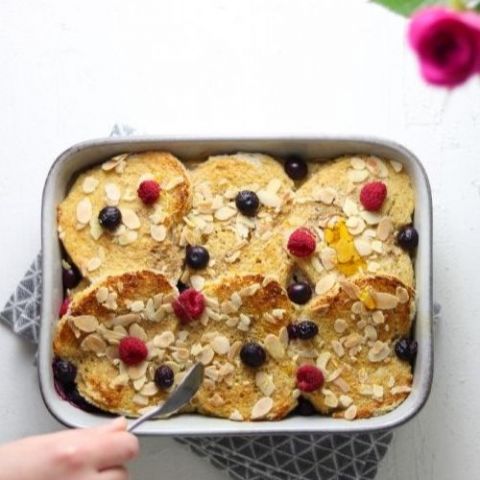 Valentine’s Baked French Toast