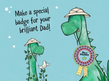 Make a Father's Day badge